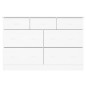 vidaXL Kommode ALTA Weiß 112x35x73 cm Massivholz Kiefer vidaXL Kommode ALTA Weiß 112x35x73 cm Massivholz Kiefer