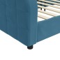 vidaXL Tagesbett Blau 80x200 cm Samt vidaXL Tagesbett Blau 80x200 cm Samt