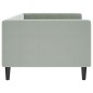 vidaXL Tagesbett Hellgrau 90x190 cm Samt vidaXL Tagesbett Hellgrau 90x190 cm Samt