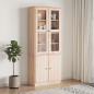 vidaXL Vitrinenschrank ALTA 77x35x186,5 cm Massivholz Kiefer vidaXL Vitrinenschrank ALTA 77x35x186,5 cm Massivholz Kiefer