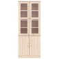 vidaXL Vitrinenschrank ALTA 77x35x186,5 cm Massivholz Kiefer vidaXL Vitrinenschrank ALTA 77x35x186,5 cm Massivholz Kiefer