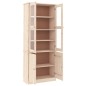 vidaXL Vitrinenschrank ALTA 77x35x186,5 cm Massivholz Kiefer vidaXL Vitrinenschrank ALTA 77x35x186,5 cm Massivholz Kiefer