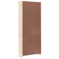 vidaXL Vitrinenschrank ALTA 77x35x186,5 cm Massivholz Kiefer vidaXL Vitrinenschrank ALTA 77x35x186,5 cm Massivholz Kiefer