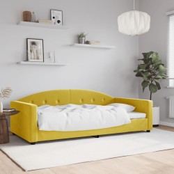 vidaXL Tagesbett Gelb 100x200 cm Samt
