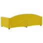 vidaXL Tagesbett Gelb 100x200 cm Samt vidaXL Tagesbett Gelb 100x200 cm Samt