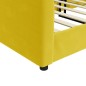vidaXL Tagesbett Gelb 100x200 cm Samt vidaXL Tagesbett Gelb 100x200 cm Samt