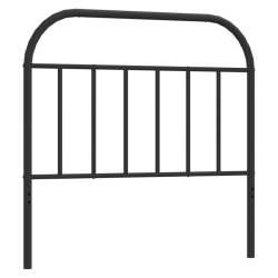 vidaXL Kopfteil Metall Schwarz 100 cm