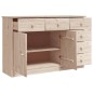 vidaXL Sideboard ALTA 112x35x73 cm Massivholz Kiefer vidaXL Sideboard ALTA 112x35x73 cm Massivholz Kiefer