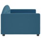vidaXL Tagesbett Blau 90x200 cm Samt vidaXL Tagesbett Blau 90x200 cm Samt