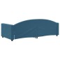 vidaXL Tagesbett Blau 90x200 cm Samt vidaXL Tagesbett Blau 90x200 cm Samt