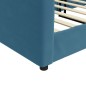 vidaXL Tagesbett Blau 90x200 cm Samt vidaXL Tagesbett Blau 90x200 cm Samt
