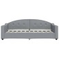 vidaXL Tagesbett Hellgrau 90x190 cm Stoff vidaXL Tagesbett Hellgrau 90x190 cm Stoff