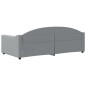 vidaXL Tagesbett Hellgrau 90x190 cm Stoff vidaXL Tagesbett Hellgrau 90x190 cm Stoff