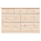 vidaXL Kommode ALTA 112x35x73 cm Massivholz Kiefer vidaXL Kommode ALTA 112x35x73 cm Massivholz Kiefer