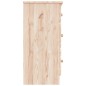 vidaXL Kommode ALTA 112x35x73 cm Massivholz Kiefer vidaXL Kommode ALTA 112x35x73 cm Massivholz Kiefer