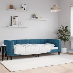 vidaXL Tagesbett Blau 80x200 cm Samt