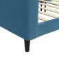 vidaXL Tagesbett Blau 80x200 cm Samt vidaXL Tagesbett Blau 80x200 cm Samt