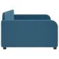 vidaXL Tagesbett Blau 90x200 cm Samt vidaXL Tagesbett Blau 90x200 cm Samt
