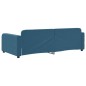 vidaXL Tagesbett Blau 90x200 cm Samt vidaXL Tagesbett Blau 90x200 cm Samt