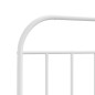 vidaXL Kopfteil Metall Weiß 160 cm vidaXL Kopfteil Metall Weiß 160 cm