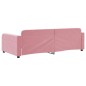 vidaXL Tagesbett Rosa 100x200 cm Samt vidaXL Tagesbett Rosa 100x200 cm Samt