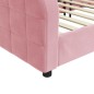vidaXL Tagesbett Rosa 100x200 cm Samt vidaXL Tagesbett Rosa 100x200 cm Samt