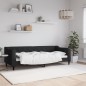 vidaXL Tagesbett Schwarz 80x200 cm Stoff vidaXL Tagesbett Schwarz 80x200 cm Stoff