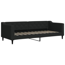 vidaXL Tagesbett Schwarz 80x200 cm Stoff