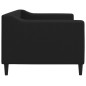 vidaXL Tagesbett Schwarz 80x200 cm Stoff vidaXL Tagesbett Schwarz 80x200 cm Stoff