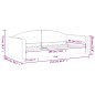 vidaXL Tagesbett Schwarz 90x190 cm Samt vidaXL Tagesbett Schwarz 90x190 cm Samt