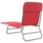 vidaXL Sonnenliegen Klappbar 2 Stk. Rot Textilene und Stahl vidaXL Sonnenliegen Klappbar 2 Stk. Rot Textilene und Stahl