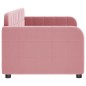 vidaXL Tagesbett Rosa 80x200 cm Samt vidaXL Tagesbett Rosa 80x200 cm Samt