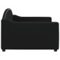 vidaXL Tagesbett Schwarz 90x190 cm Stoff vidaXL Tagesbett Schwarz 90x190 cm Stoff