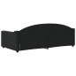 vidaXL Tagesbett Schwarz 90x190 cm Stoff vidaXL Tagesbett Schwarz 90x190 cm Stoff