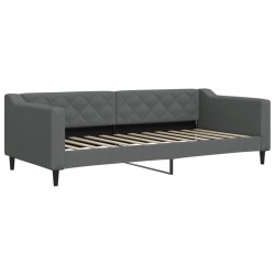 vidaXL Tagesbett Dunkelgrau 90x200 cm Stoff