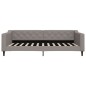 vidaXL Tagesbett Taupe 100x200 cm Stoff vidaXL Tagesbett Taupe 100x200 cm Stoff