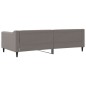 vidaXL Tagesbett Taupe 100x200 cm Stoff vidaXL Tagesbett Taupe 100x200 cm Stoff