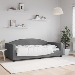 vidaXL Tagesbett Dunkelgrau 90x190 cm Stoff