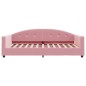 vidaXL Tagesbett Rosa 100x200 cm Samt