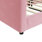vidaXL Tagesbett Rosa 100x200 cm Samt