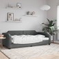 vidaXL Tagesbett Dunkelgrau 100x200 cm Stoff vidaXL Tagesbett Dunkelgrau 100x200 cm Stoff
