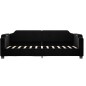 vidaXL Tagesbett Schwarz 90x190 cm Stoff vidaXL Tagesbett Schwarz 90x190 cm Stoff
