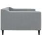 vidaXL Tagesbett Hellgrau 90x190 cm Stoff vidaXL Tagesbett Hellgrau 90x190 cm Stoff