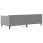 vidaXL Tagesbett Hellgrau 90x190 cm Stoff vidaXL Tagesbett Hellgrau 90x190 cm Stoff