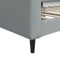 vidaXL Tagesbett Hellgrau 90x190 cm Stoff vidaXL Tagesbett Hellgrau 90x190 cm Stoff