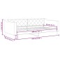 vidaXL Tagesbett Taupe 80x200 cm Stoff vidaXL Tagesbett Taupe 80x200 cm Stoff