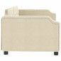 vidaXL Tagesbett Creme 100x200 cm Stoff vidaXL Tagesbett Creme 100x200 cm Stoff