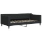 vidaXL Tagesbett Schwarz 90x190 cm Stoff vidaXL Tagesbett Schwarz 90x190 cm Stoff