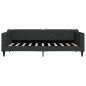 vidaXL Tagesbett Schwarz 90x190 cm Stoff vidaXL Tagesbett Schwarz 90x190 cm Stoff