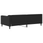 vidaXL Tagesbett Schwarz 90x190 cm Stoff vidaXL Tagesbett Schwarz 90x190 cm Stoff